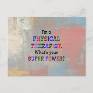 Physical Therapist Postcard
