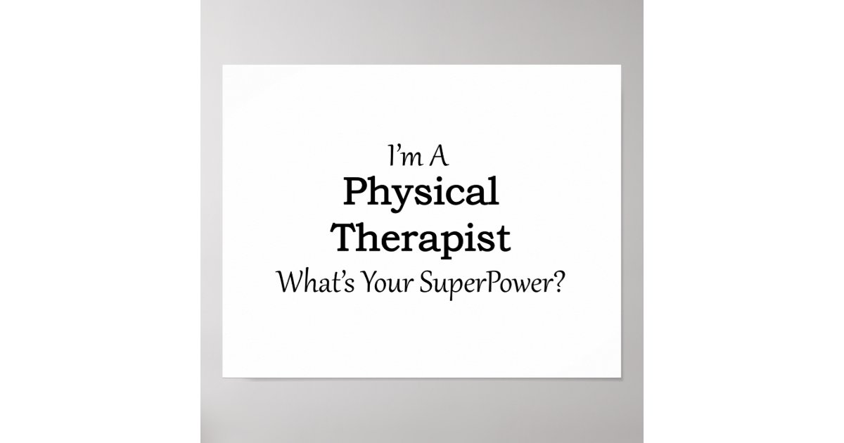 Physical Therapist Poster 