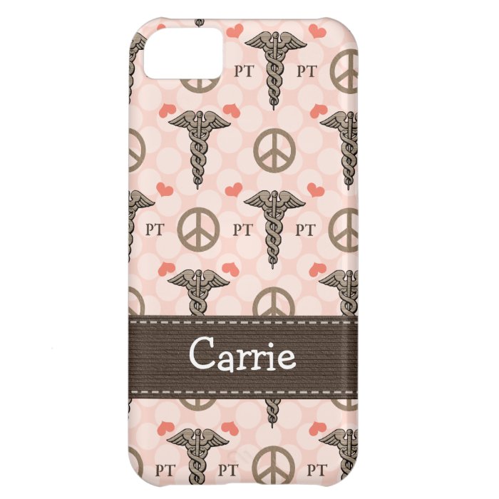 Physical Therapist PT Caduceus iPhone 5C Cases