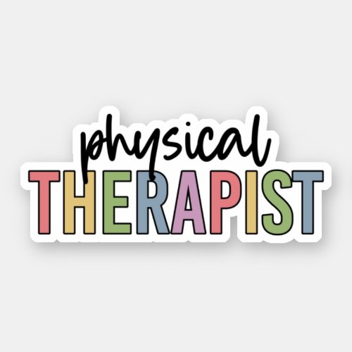 Physical Therapist PT Graduate Physiotherapy Sticker