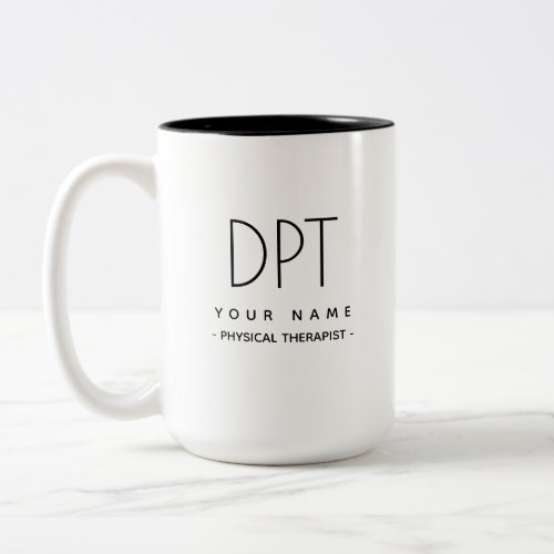 Physical Therapist PT Modern Minimalist Mug