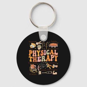 Physical Therapist Pt Pta Fall Thanksgiving Physic Keychain