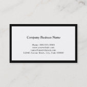 Physical Therapist - Simple Elegant Monogram Business Card (Back)