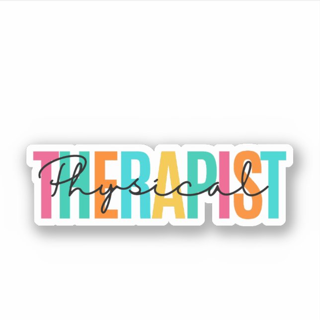 Physical Therapist Sticker (Front)