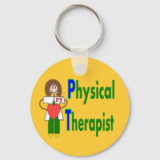 Physical Therapist T-shirts and Gifts Keychain