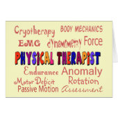 Physical Therapist Terminology Gifts (Front Horizontal)