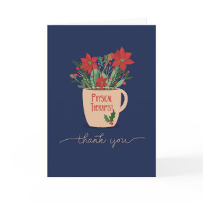 Physical Therapist Thank You at Christmas Card