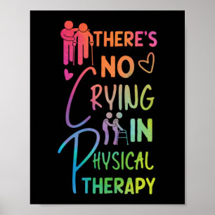 Physical Therapist Therapy Assistant Watercolor Poster
