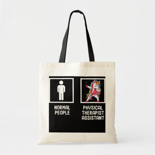 Physical Therapist Unicorn Funny Therapy Humor Tote Bag