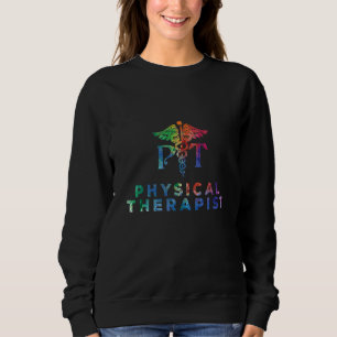 Physical Therapist Vintage Watercolor PT Therapy Sweatshirt
