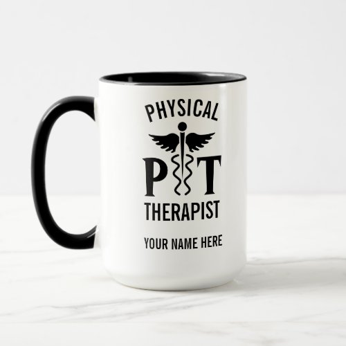 physical therapist water bottle mug