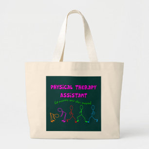 Physical Therapy Assistant Gifts Large Tote Bag