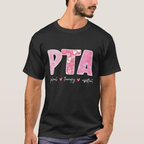 Physical Therapy Assistant Valentines day 2024 T_Shirt