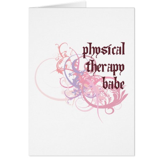 Physical Therapy Babe Cards (Front)