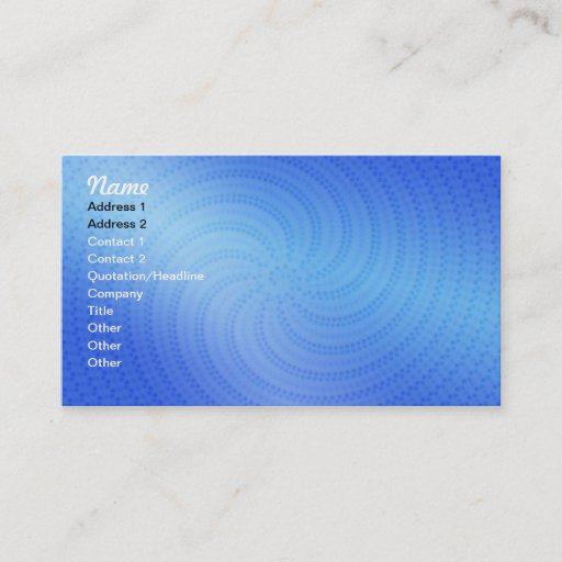Customizable Physical Therapy Business Cards