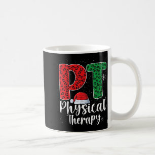 Physical Therapy Christmas Santa Hat Pt Therapist Coffee Mug