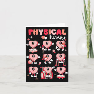 Physical Therapy Cute Candy Heart Valentines Pt Th Card