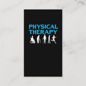 Physical Therapy Evolution Physiotherapy PT Business Card