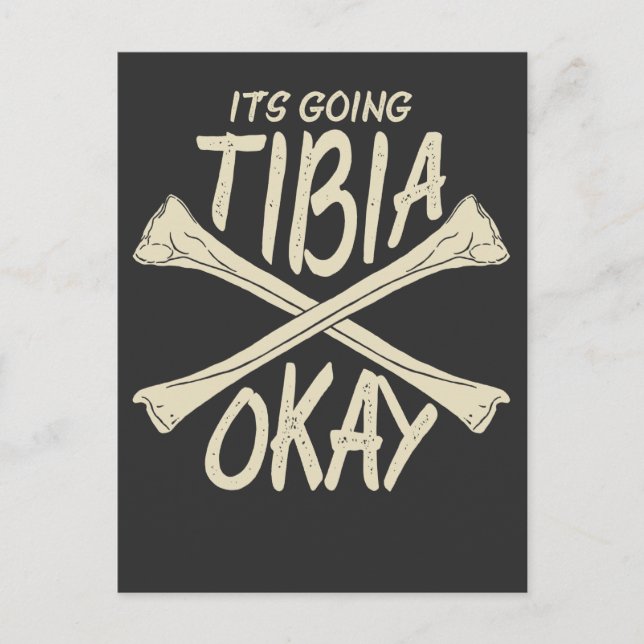 Physical Therapy Get Well Soon Gift Broken Bone Postcard (Front)