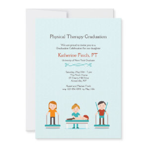 Physical Therapy Graduation Invitation