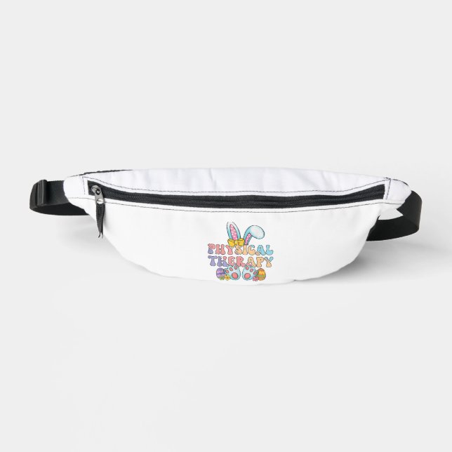 Physical Therapy Happy Easter Bunny Eggs PT Therap Fanny Pack (Front)