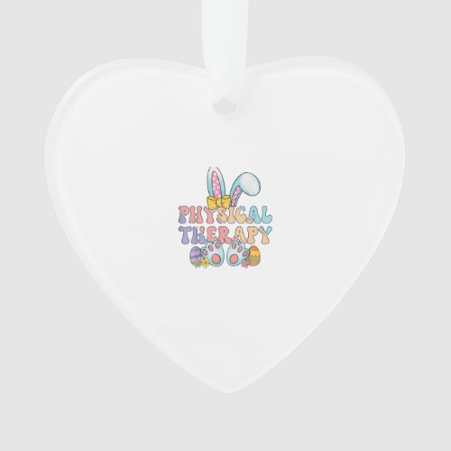 Physical Therapy Happy Easter Bunny Eggs PT Therap Ornament