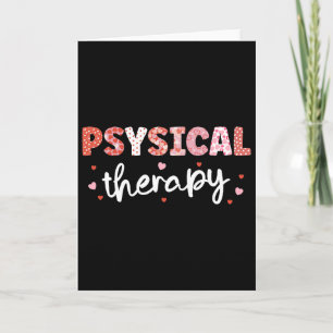 Physical Therapy Nurse Valentine’s Day Rn Icu Er V Card