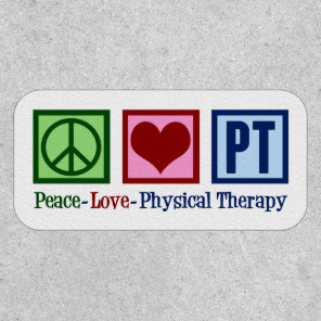 Physical Therapy Peace Love PT Patch