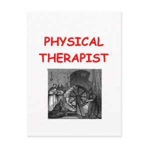 physical therapy postcard