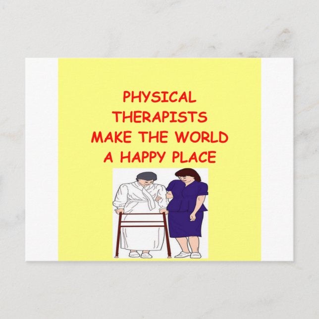 physical therapy postcard (Front)