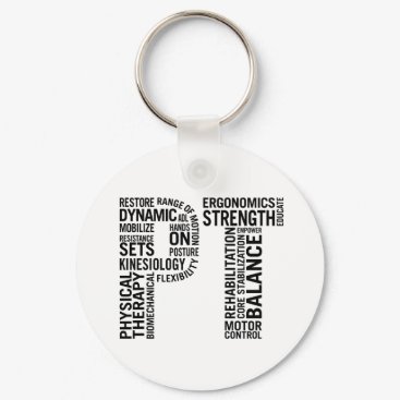 Physical Therapy PT Keychain