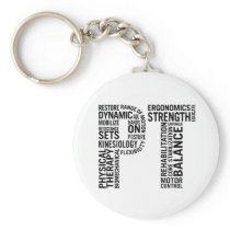 Physical Therapy PT Keychain Physical Therapy PT Keychain