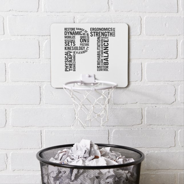 Physical Therapy PT Mini Basketball Hoop (In Situ)