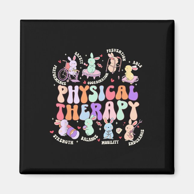 Physical Therapy Pt Physical Therapist Easter Day  Magnet (Front)