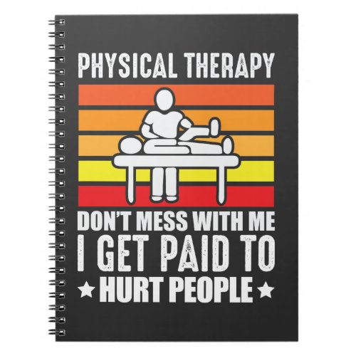 Physical Therapy PT physio massage assistant Notebook
