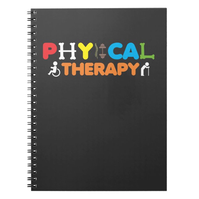 Physical Therapy PT Therapist Physiotherapy Notebook (Front)