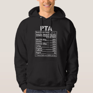 Physical Therapy PTA Nutrition Facts Graduation Ap Hoodie
