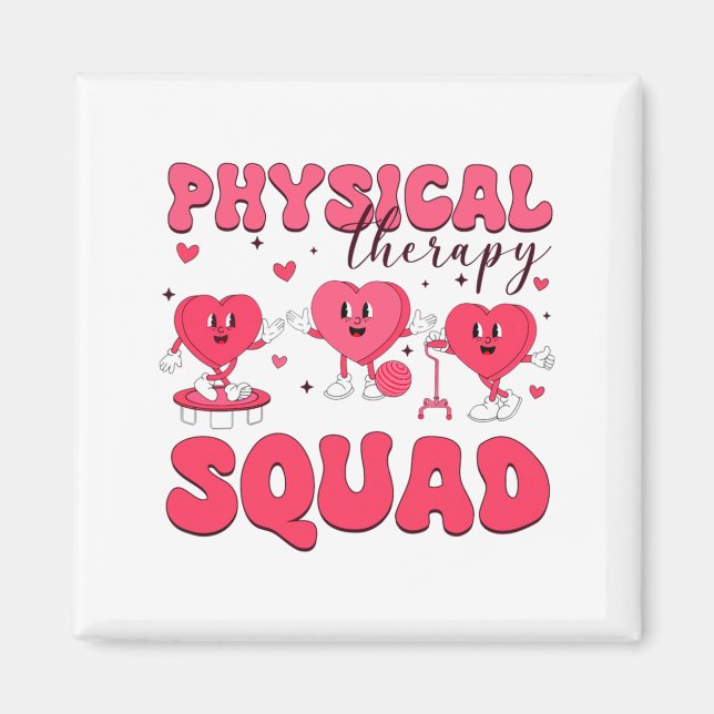 Physical Therapy Squad Valentines Day Pt Pta Vale  Magnet (Front)