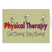 Physical Therapy Stick People Design (Front Horizontal)
