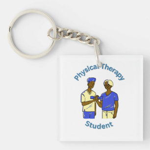 Physical Therapy Student Keychain