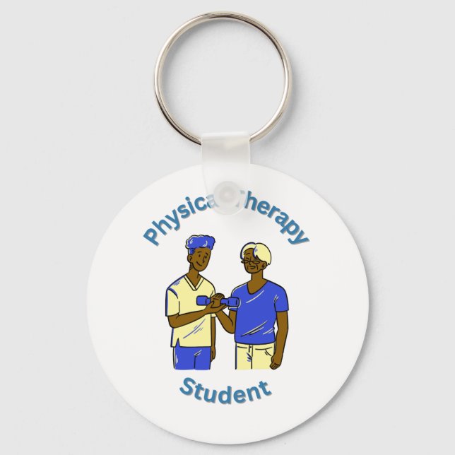 Physical Therapy Student Keychain (Front)