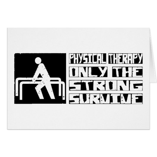 Physical Therapy Survive Cards (Front Horizontal)