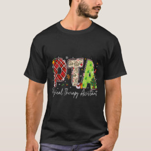 Physical Therapy Therast Istant Pta Santa Christma T-Shirt