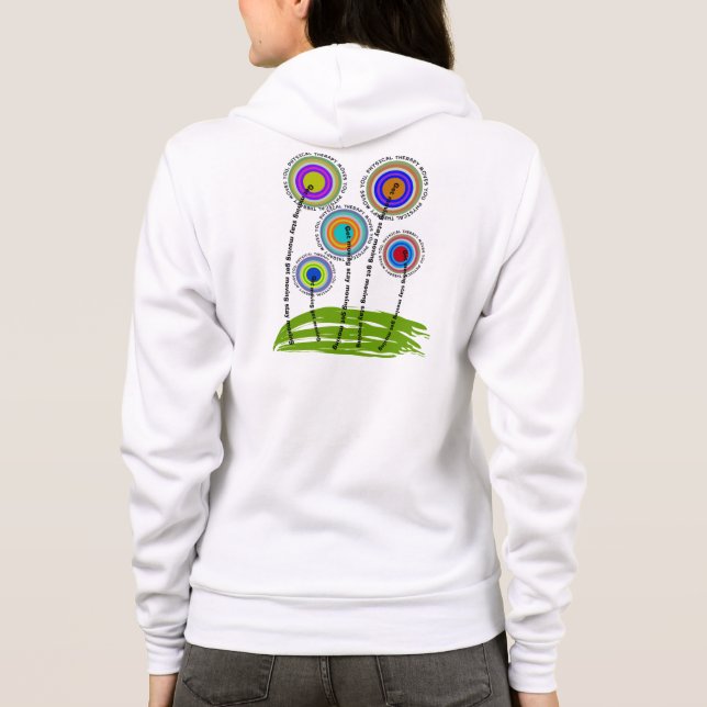 Physical Therapy Zip Hoodie II Whimsical (Back)