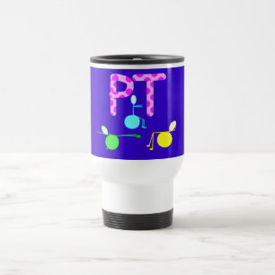 Physical Therpist Gifts With Unique Graphics Travel Mug