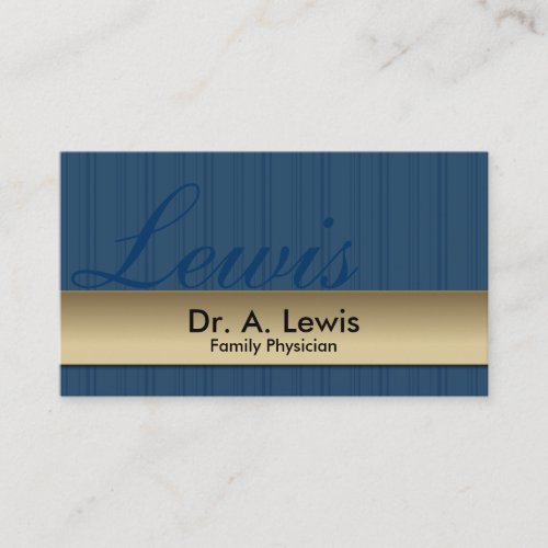 Physician and Medical Business Card - Monogram