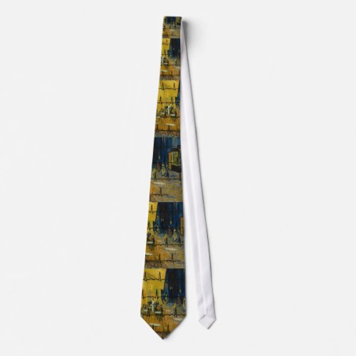 Physician Art Tie by Van Gogh Cafe Terrace