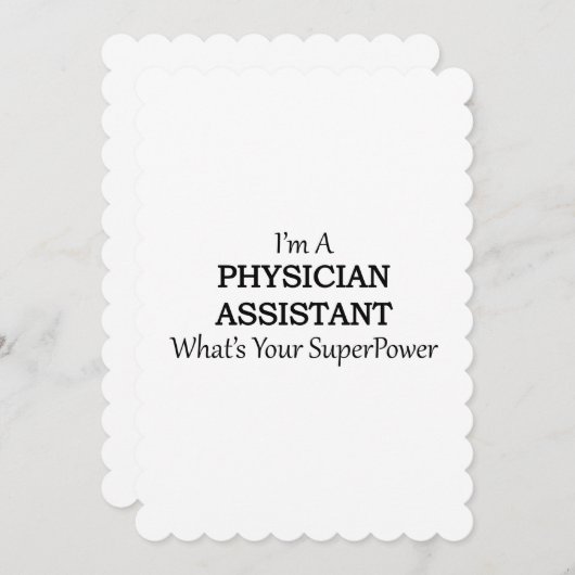 PHYSICIAN ASSISTANT (Front/Back)