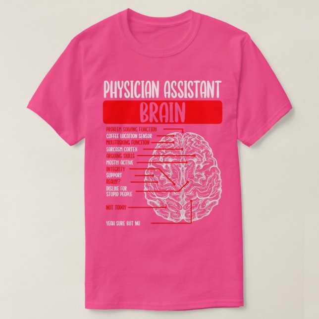 Physician Assistant Appreciation Funny PA School T-Shirt (Design Front)