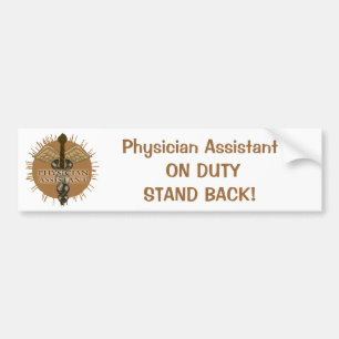 Physician Assistant Bumper Sticker